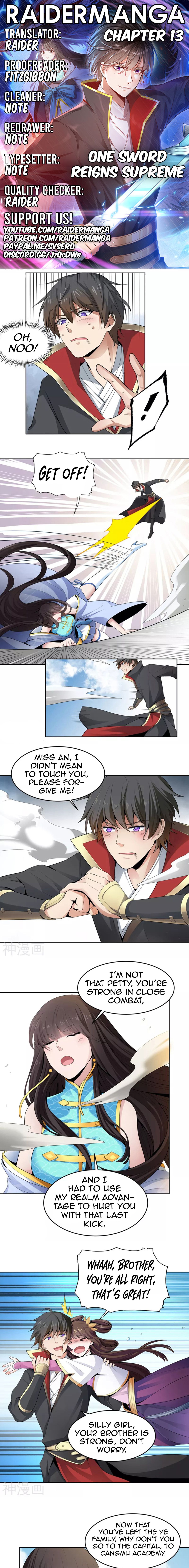 One Sword Reigns Supreme chapter 14 - page 1
