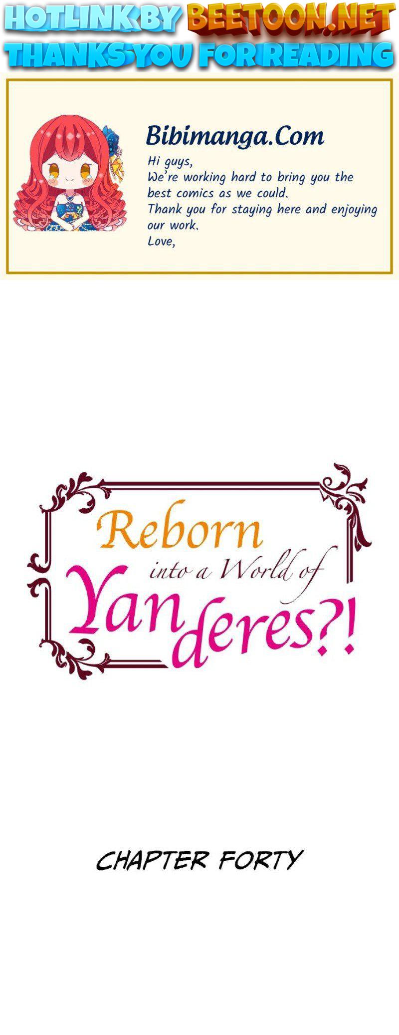 Reborn into a World of Yanderes?! Chapter 40 - page 1