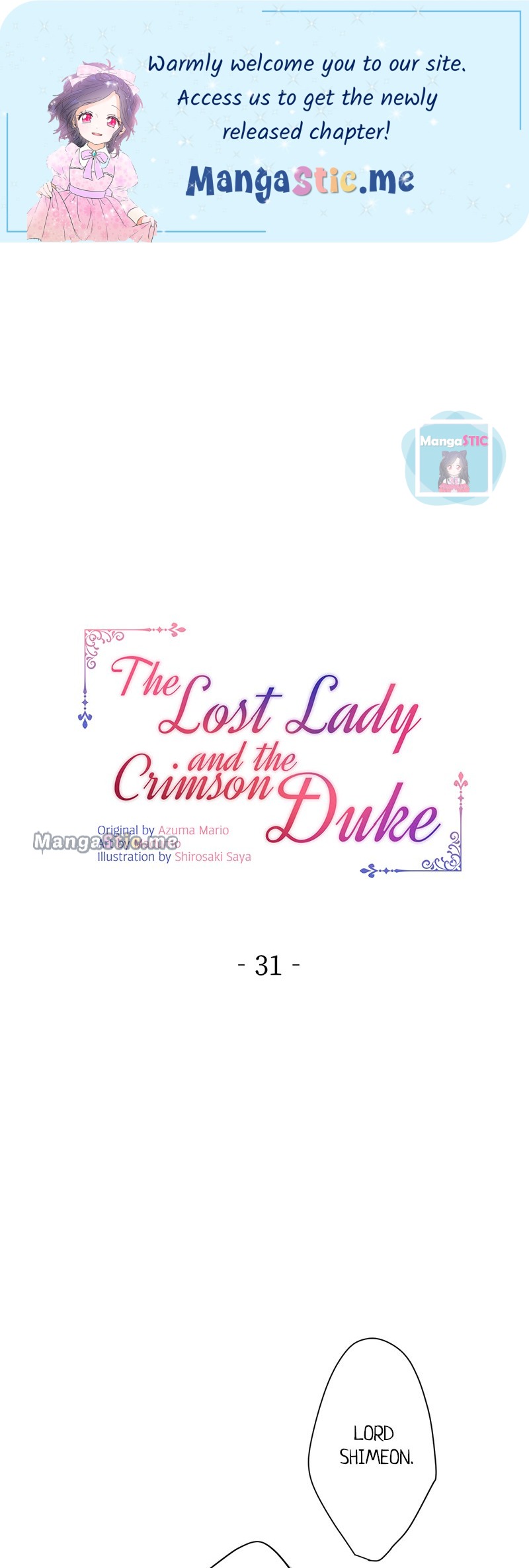 The Lost Lady and the Crimson Duke Chapter 31 - page 1