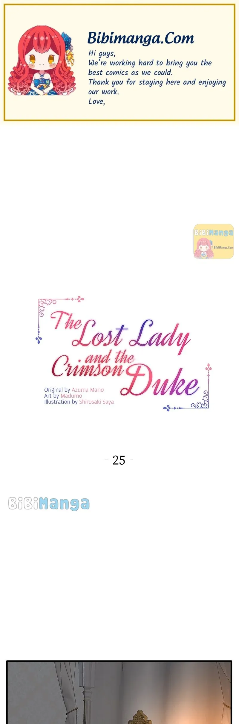 The Lost Lady and the Crimson Duke Chapter 25 - page 1