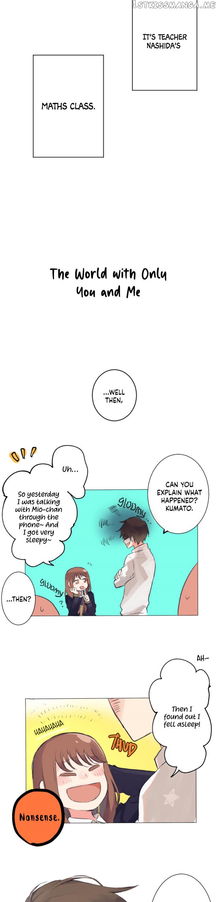 The World With Only You And Me chapter 6 - page 3