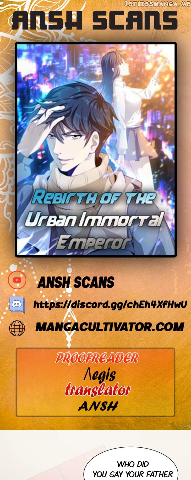 Rebirth Of The Urban Immortal Emperor chapter 57 - page 1