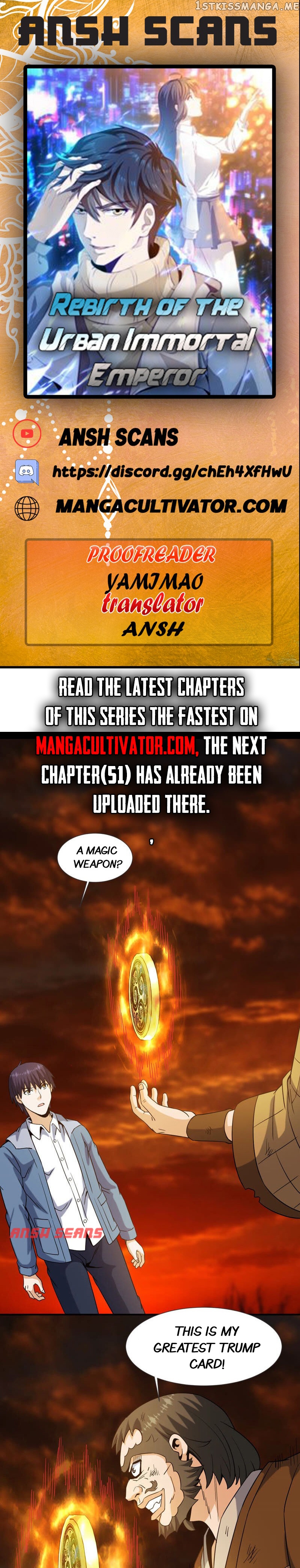 Rebirth Of The Urban Immortal Emperor chapter 50 - page 1