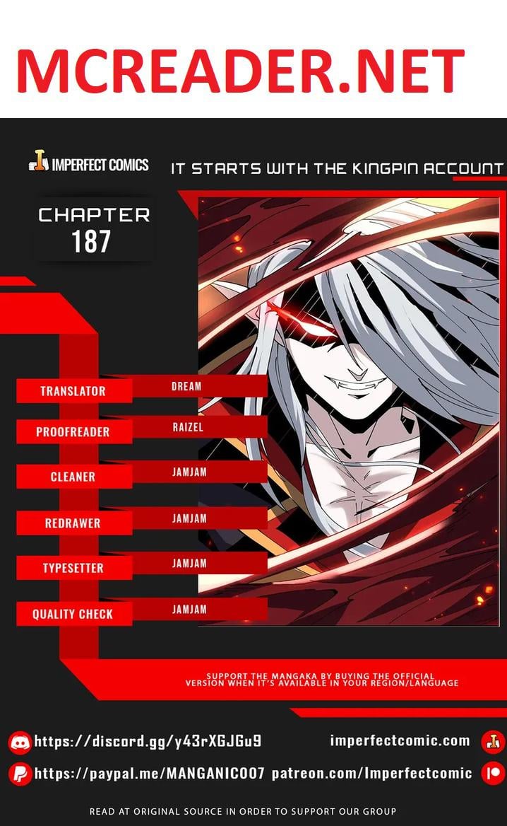 It Starts with a kingpin account chapter 187 - page 1