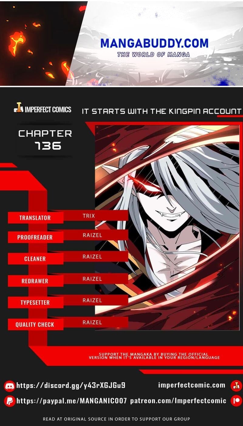 It Starts with a kingpin account chapter 136 - page 1