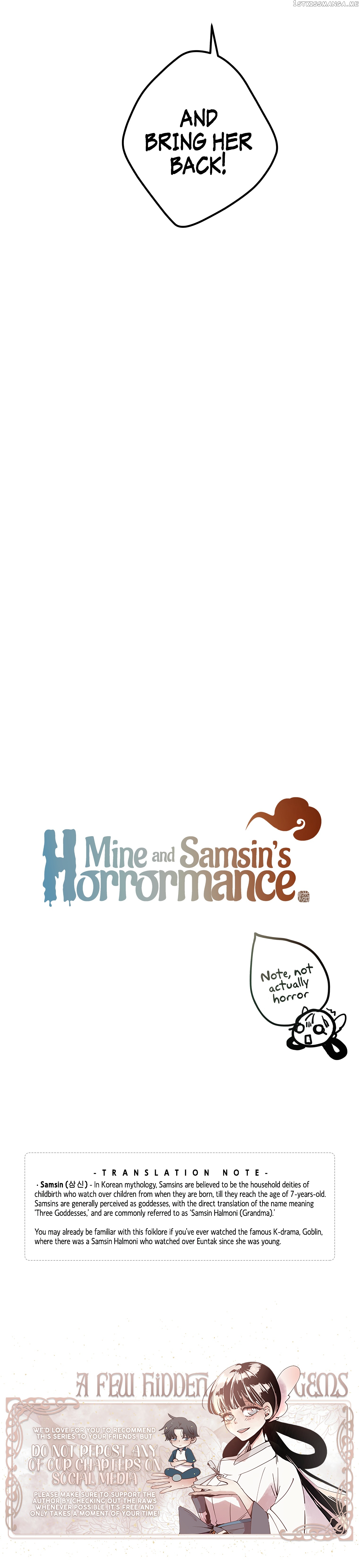 Mine And Samsin’s Horrormance chapter 0 - page 5