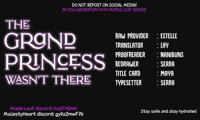 The Grand Princess Was Not There chapter 10 - page 1