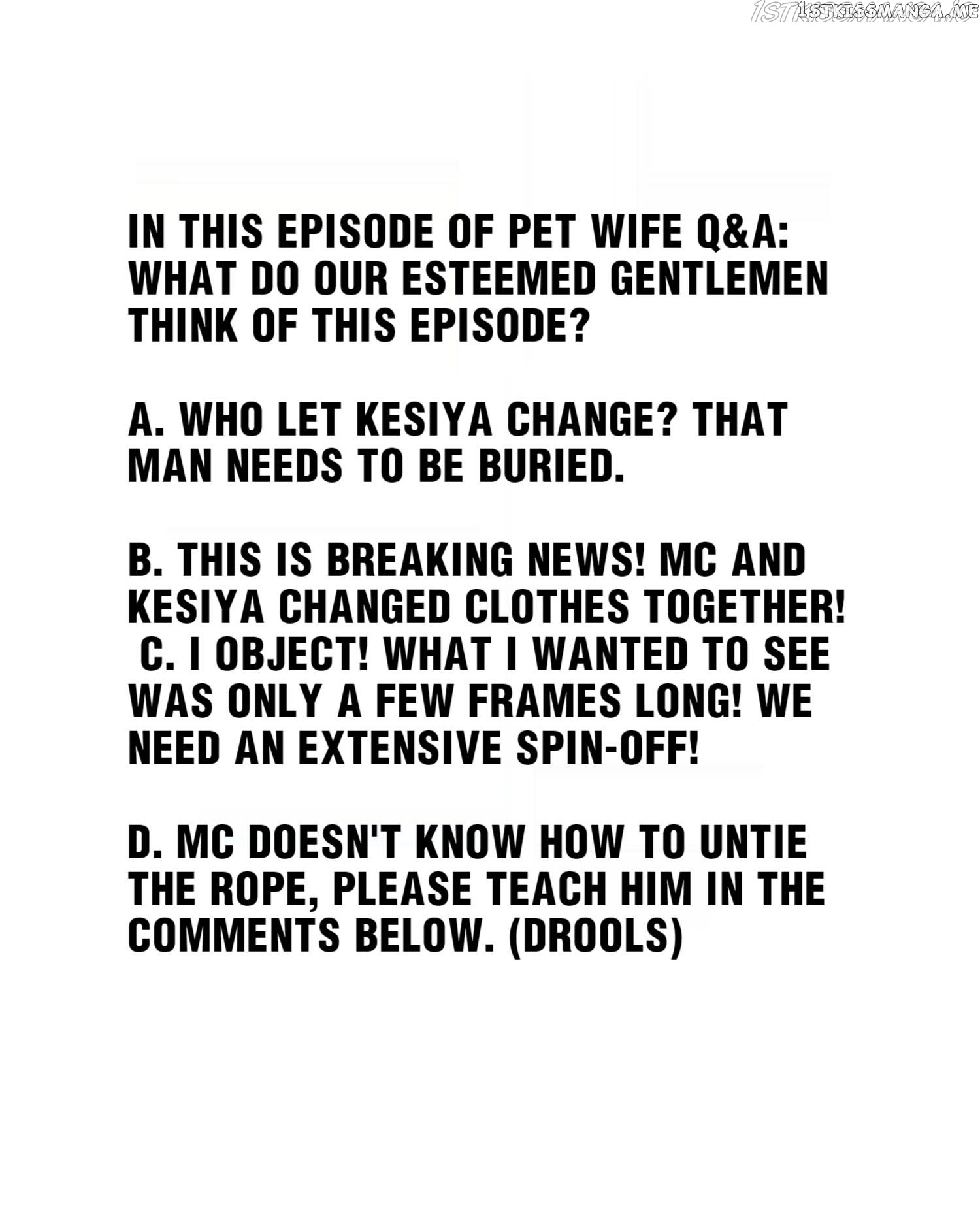 How To Properly Care For Your Pet Wife chapter 82 - page 49