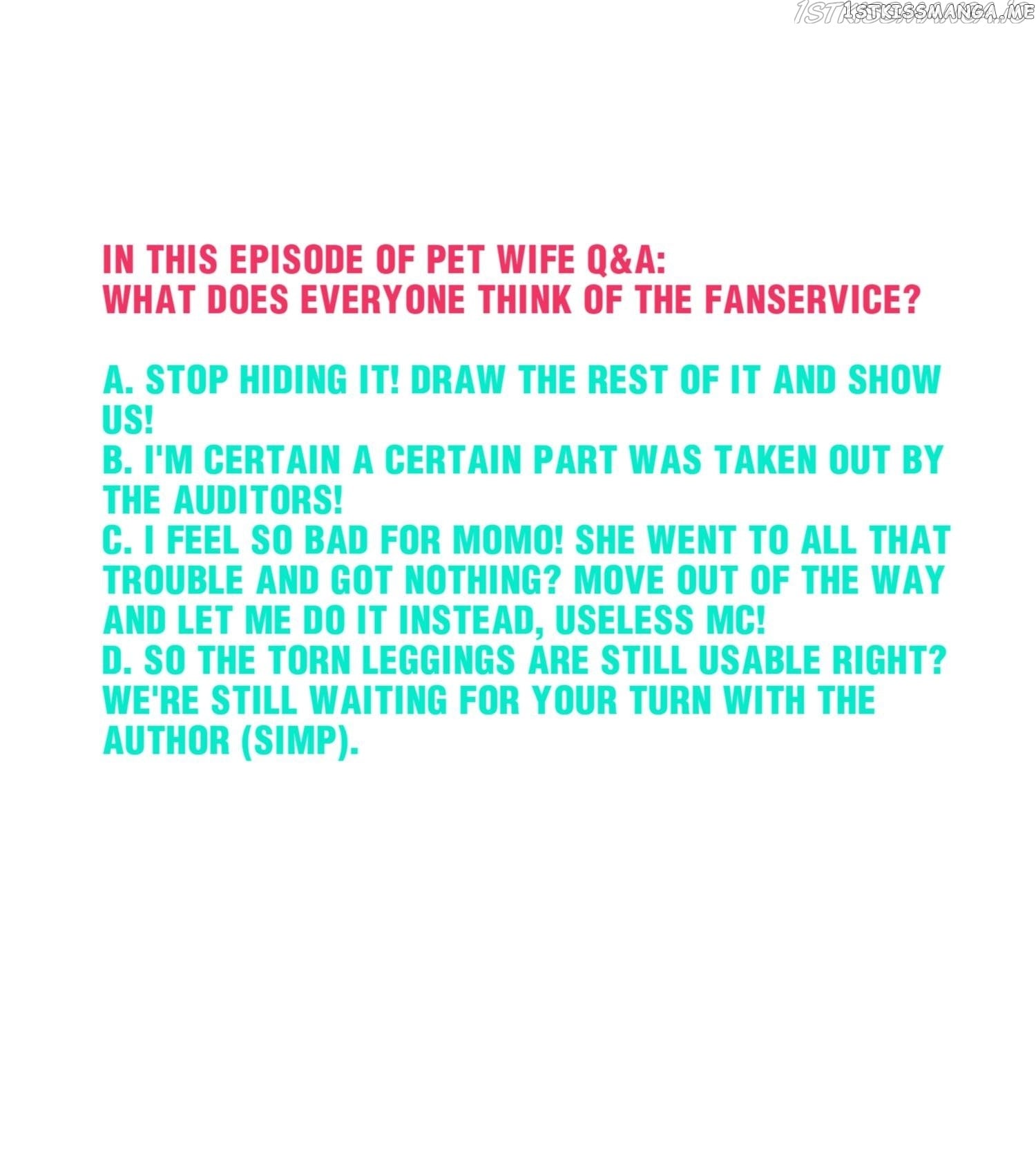 How To Properly Care For Your Pet Wife chapter 78 - page 53