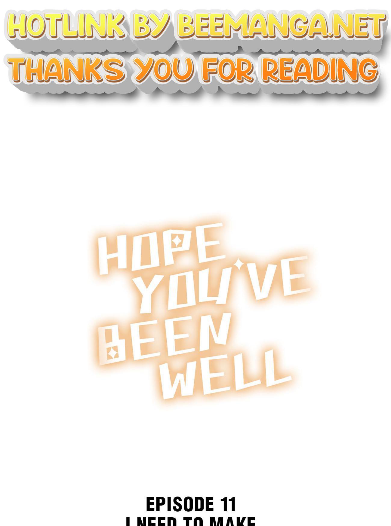 Hope You’ve Been Well Chapter 11 - page 1