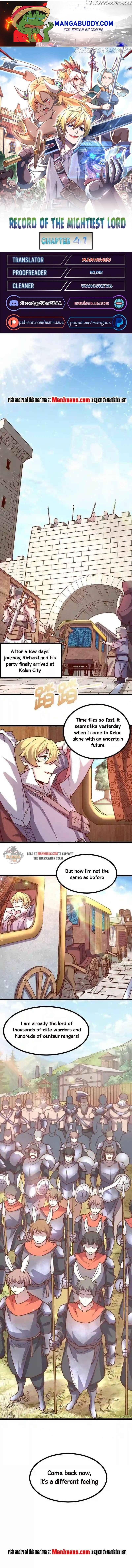I am the Strongest Lord in Another World chapter 41 - page 1