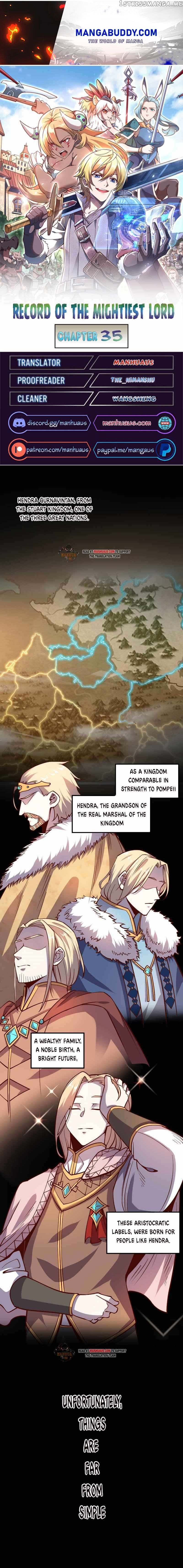 I am the Strongest Lord in Another World chapter 35 - page 1