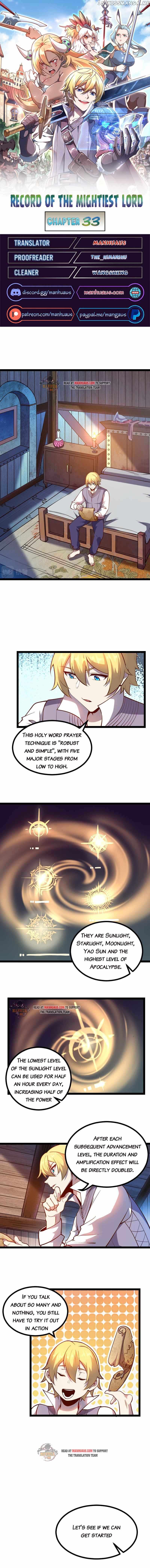 I am the Strongest Lord in Another World chapter 33 - page 1