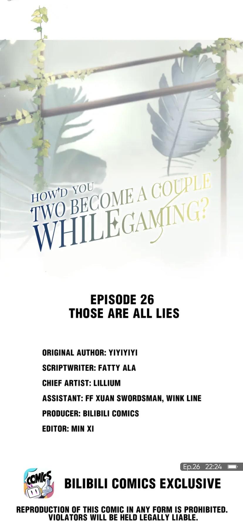 How did I end up with a boyfriend while gaming? Chapter 26 - page 1