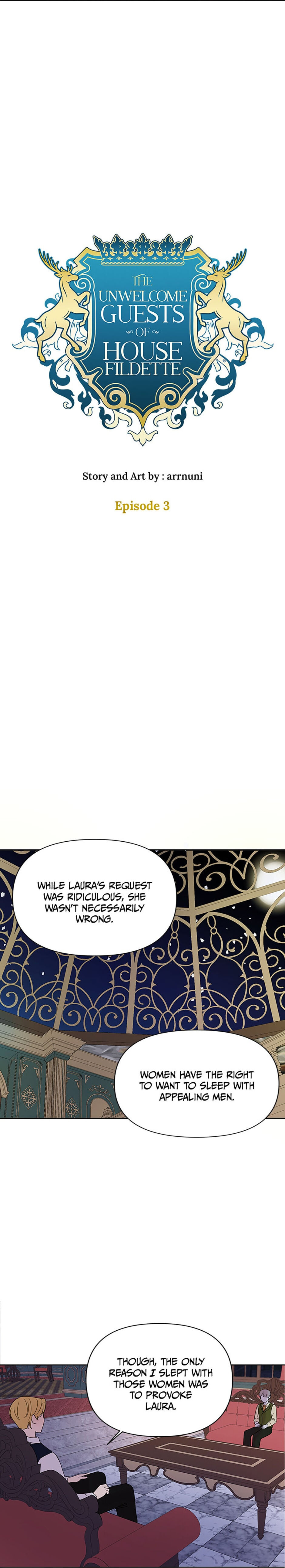 The Unwelcome Guests of House Fildette chapter 3 - page 14
