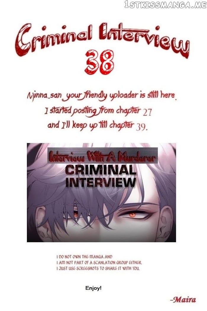 Criminal Interview Chapter 38 - page 1