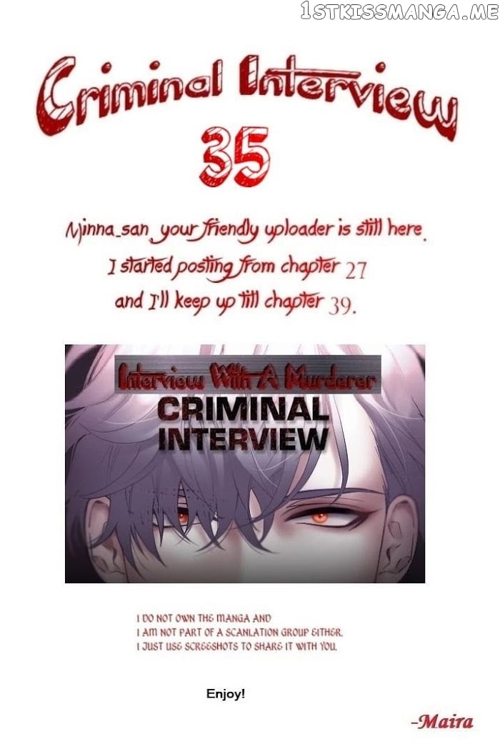 Criminal Interview chapter 35 - page 1