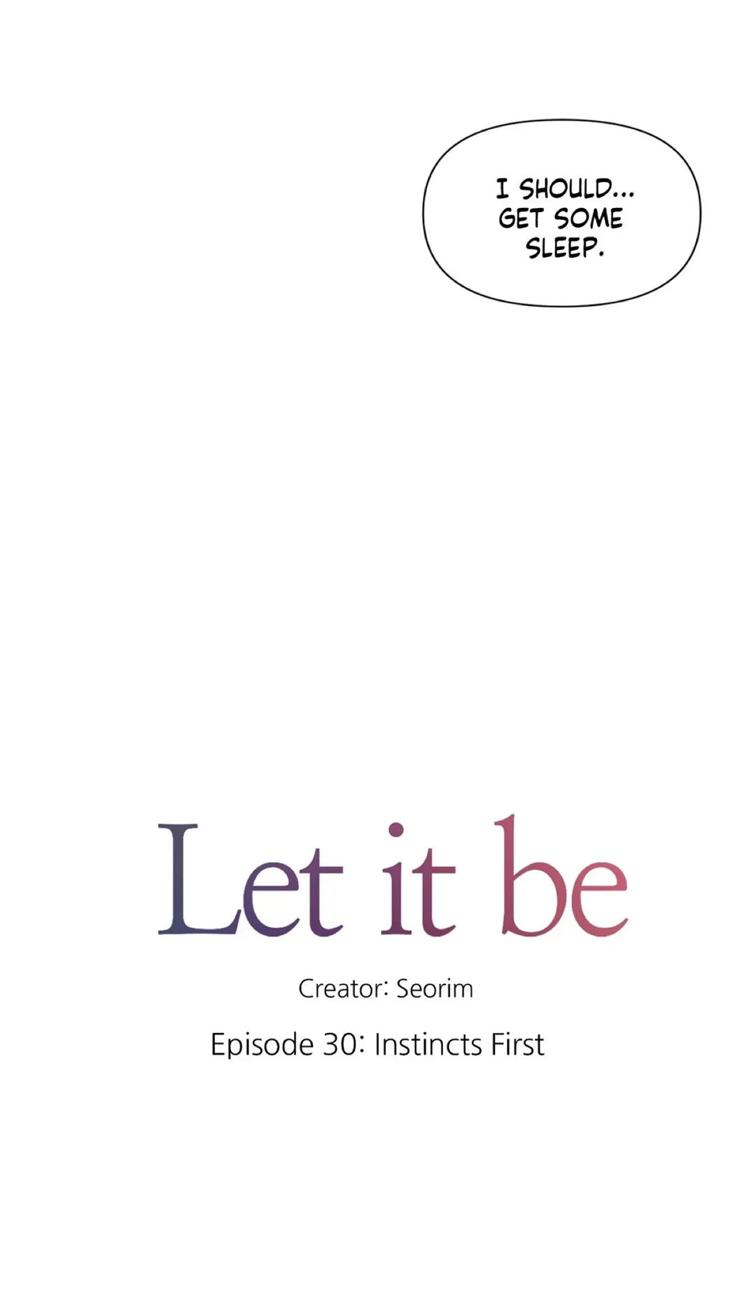 Let It Be Chapter 30 - page 31