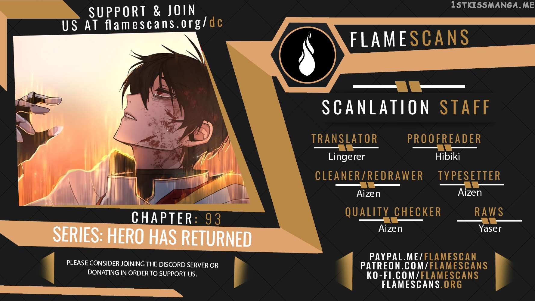 Hero Has Returned Chapter 93 - page 1