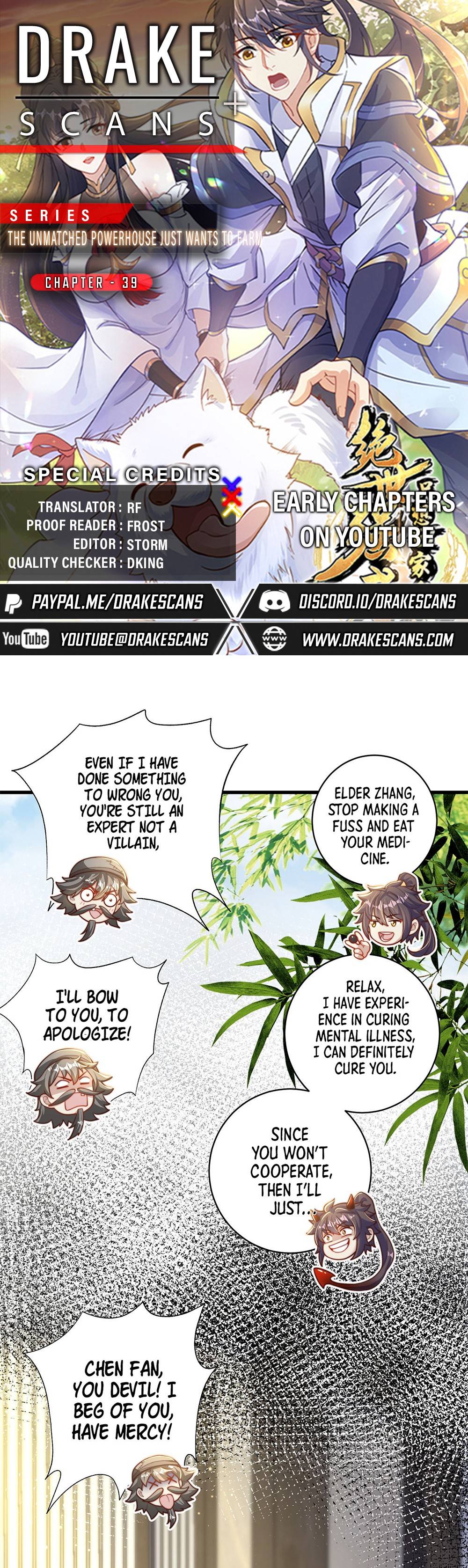 The Unmatched Powerhouse Just Wants To Farm Chapter 39 - page 1