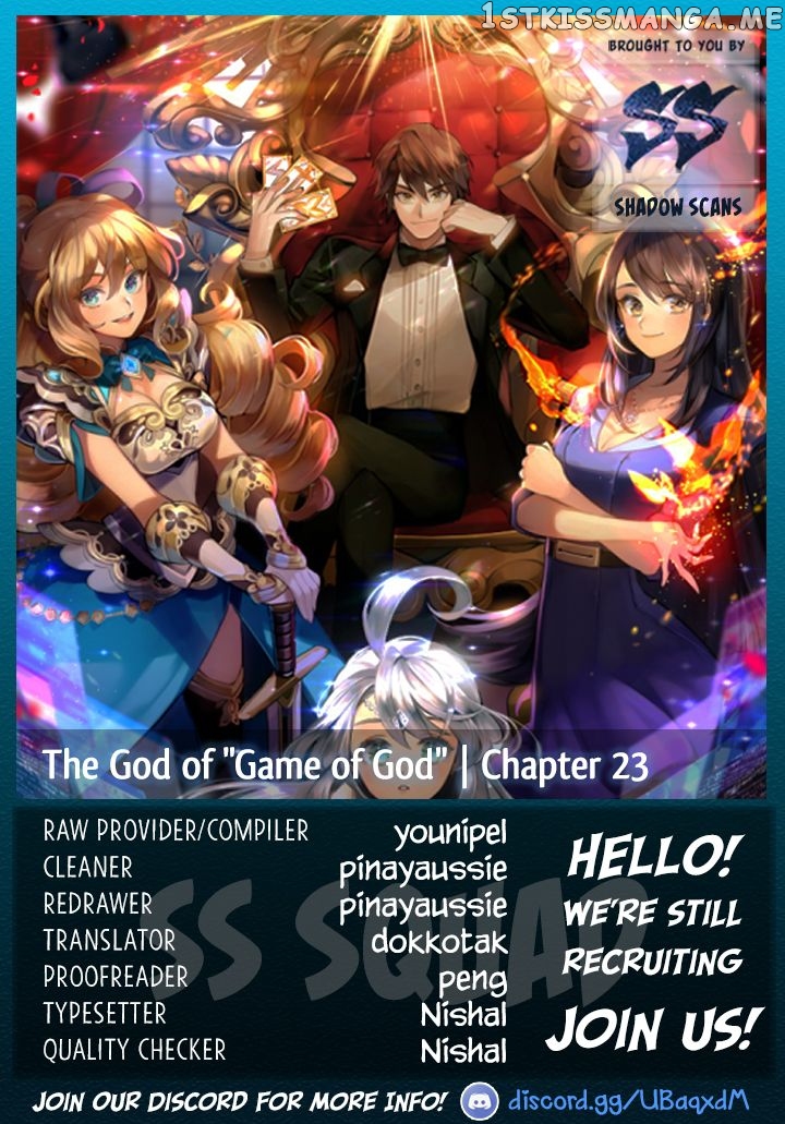 The God of “Game of God” chapter 23 - page 1