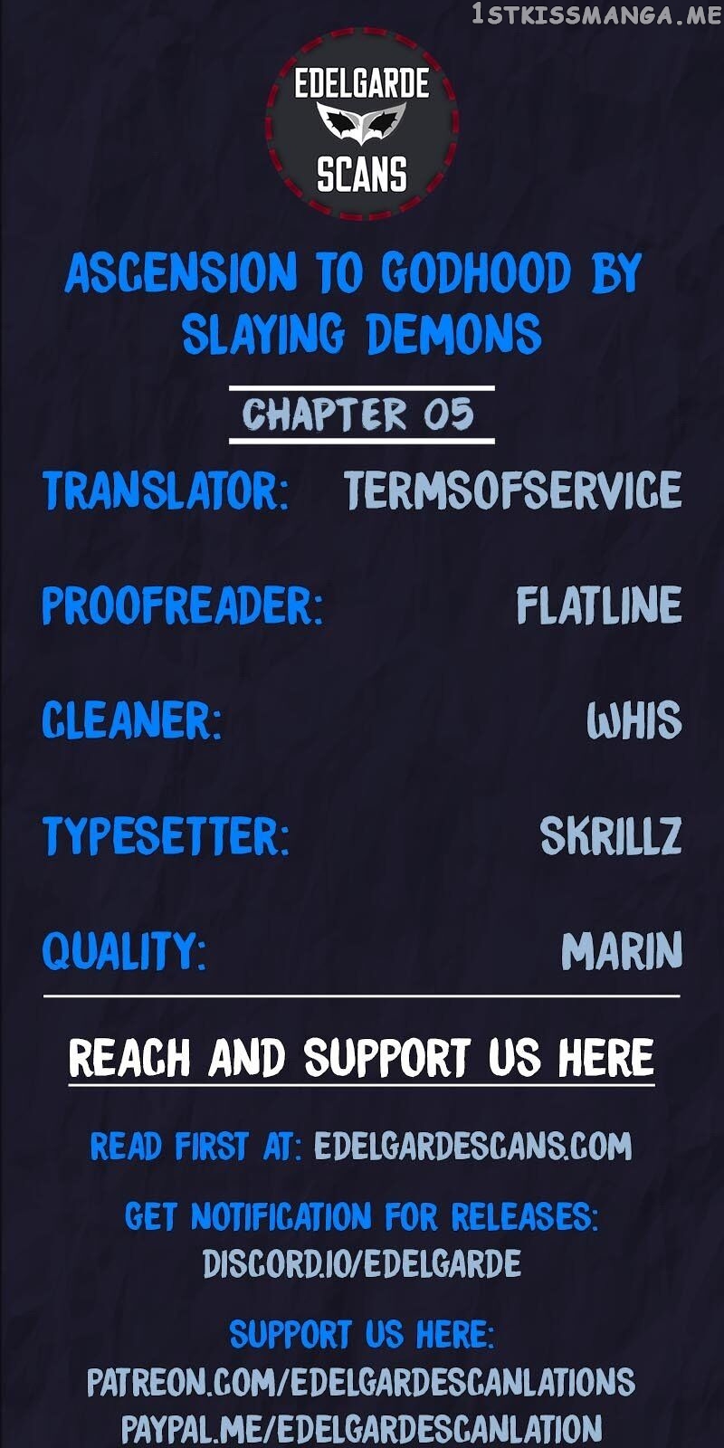 Ascension to Godhood by Slaying Demons chapter 5 - page 1