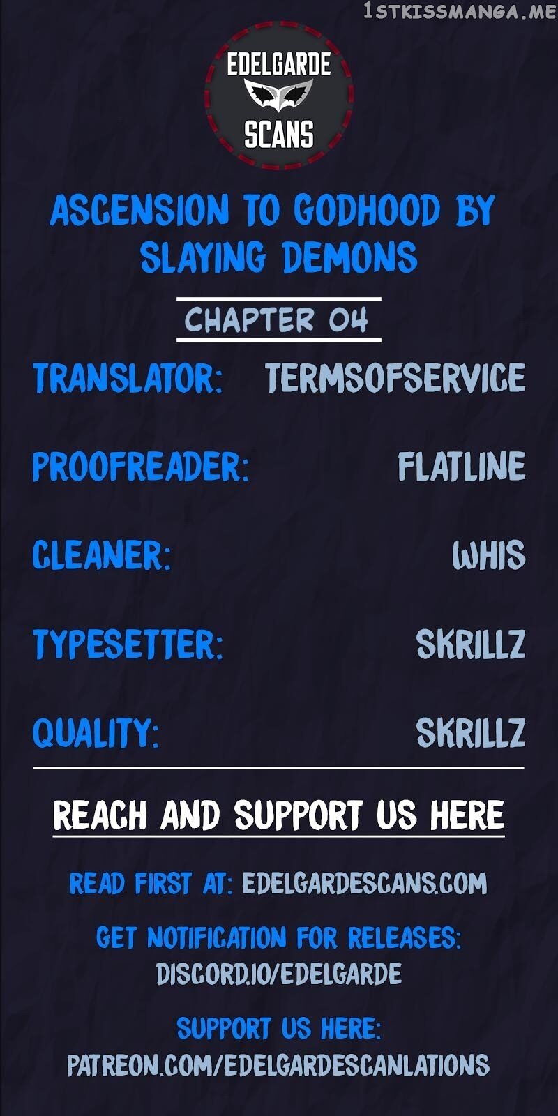 Ascension to Godhood by Slaying Demons chapter 4 - page 1