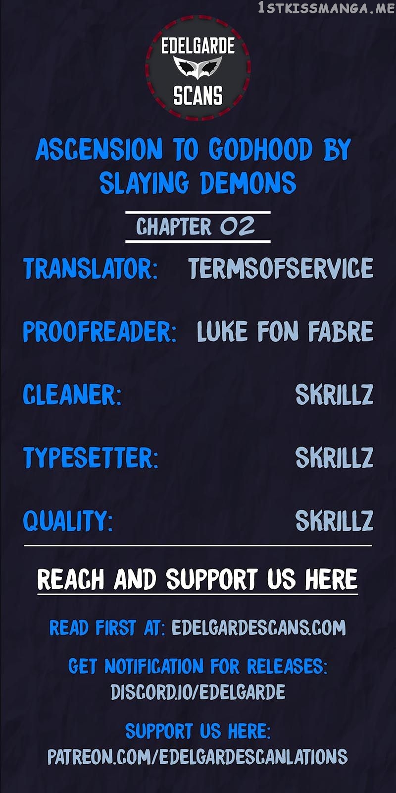 Ascension to Godhood by Slaying Demons Chapter 2 - page 1