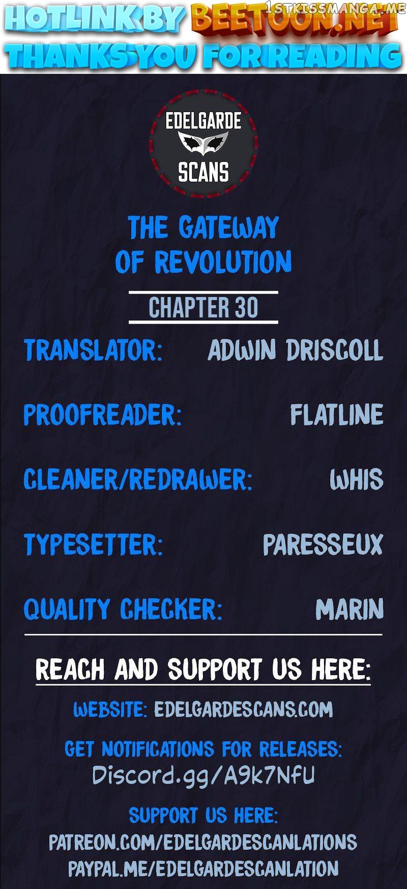 The Gateway of Revolution Chapter 30 - page 1