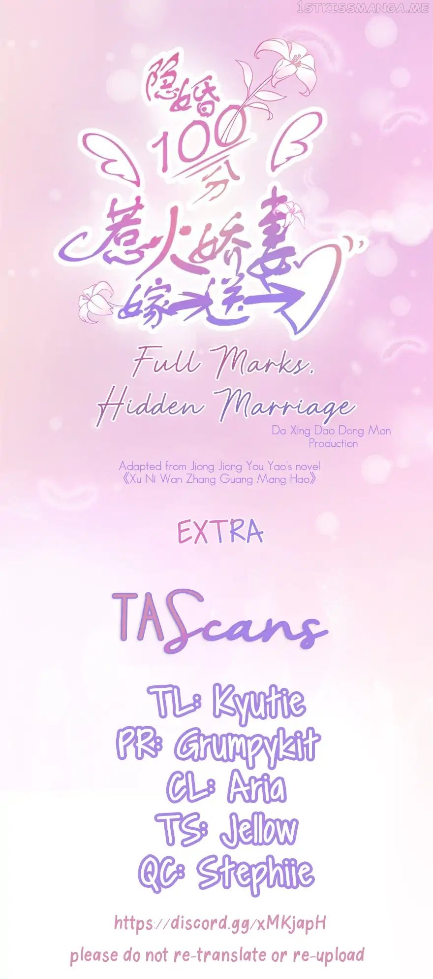 Full Marks Hidden Marriage: Pick Up a Son, Get a Free Husband Chapter 8.5 - page 1
