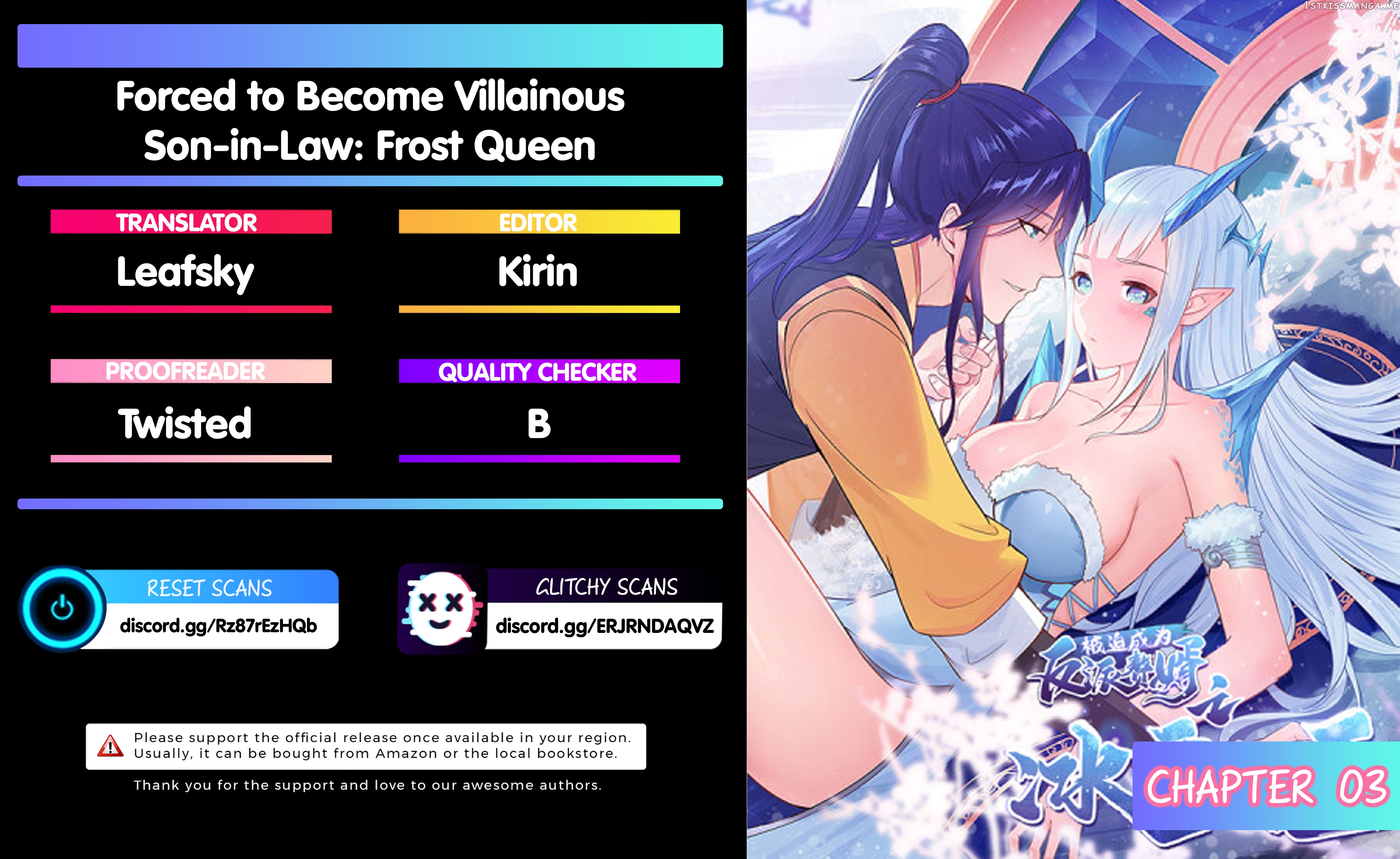 Forced to Become Villainous Son-in-Law: Frost Queen chapter 3 - page 1