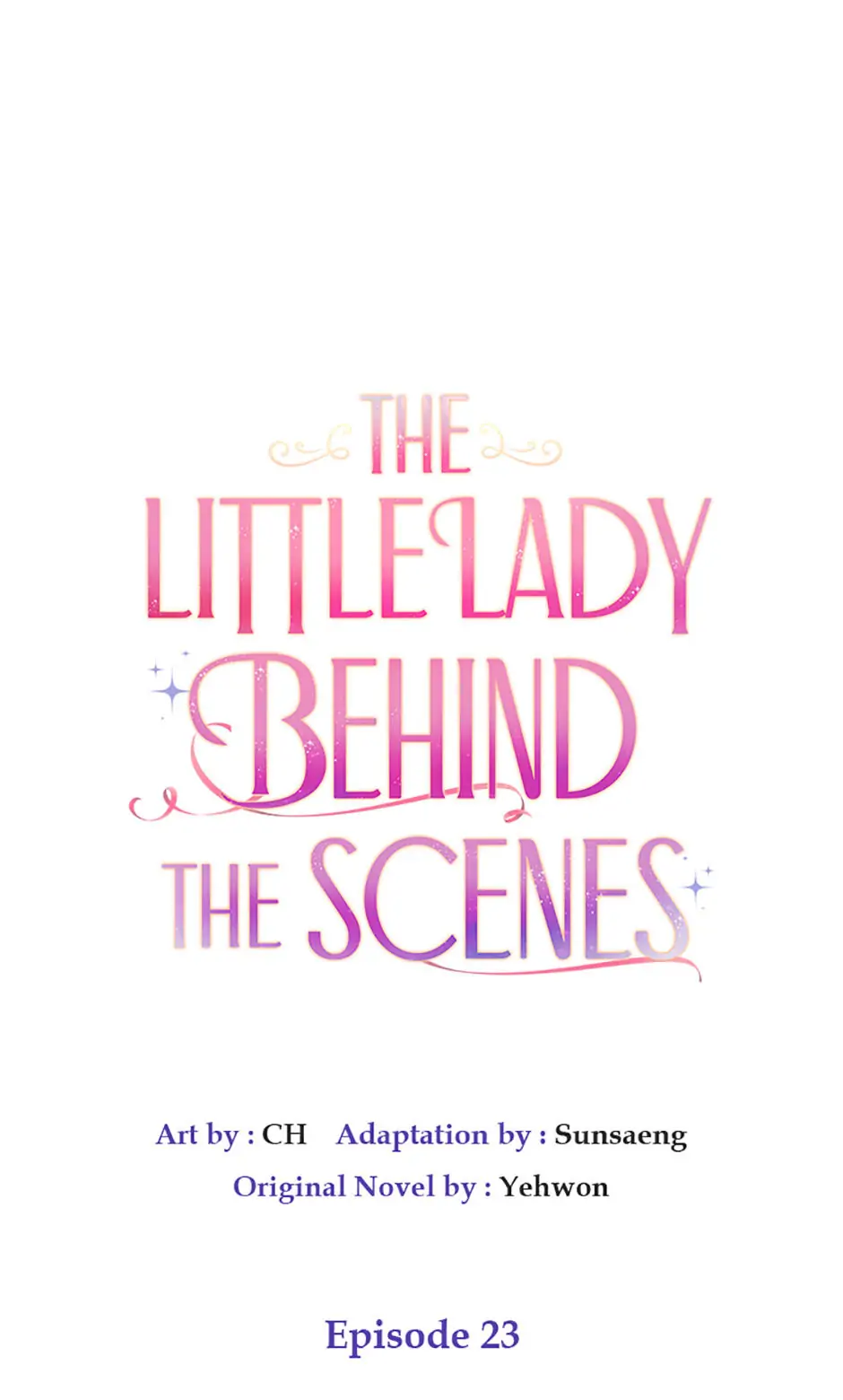 The Little Lady Behind the Scenes Chapter 23 - page 8