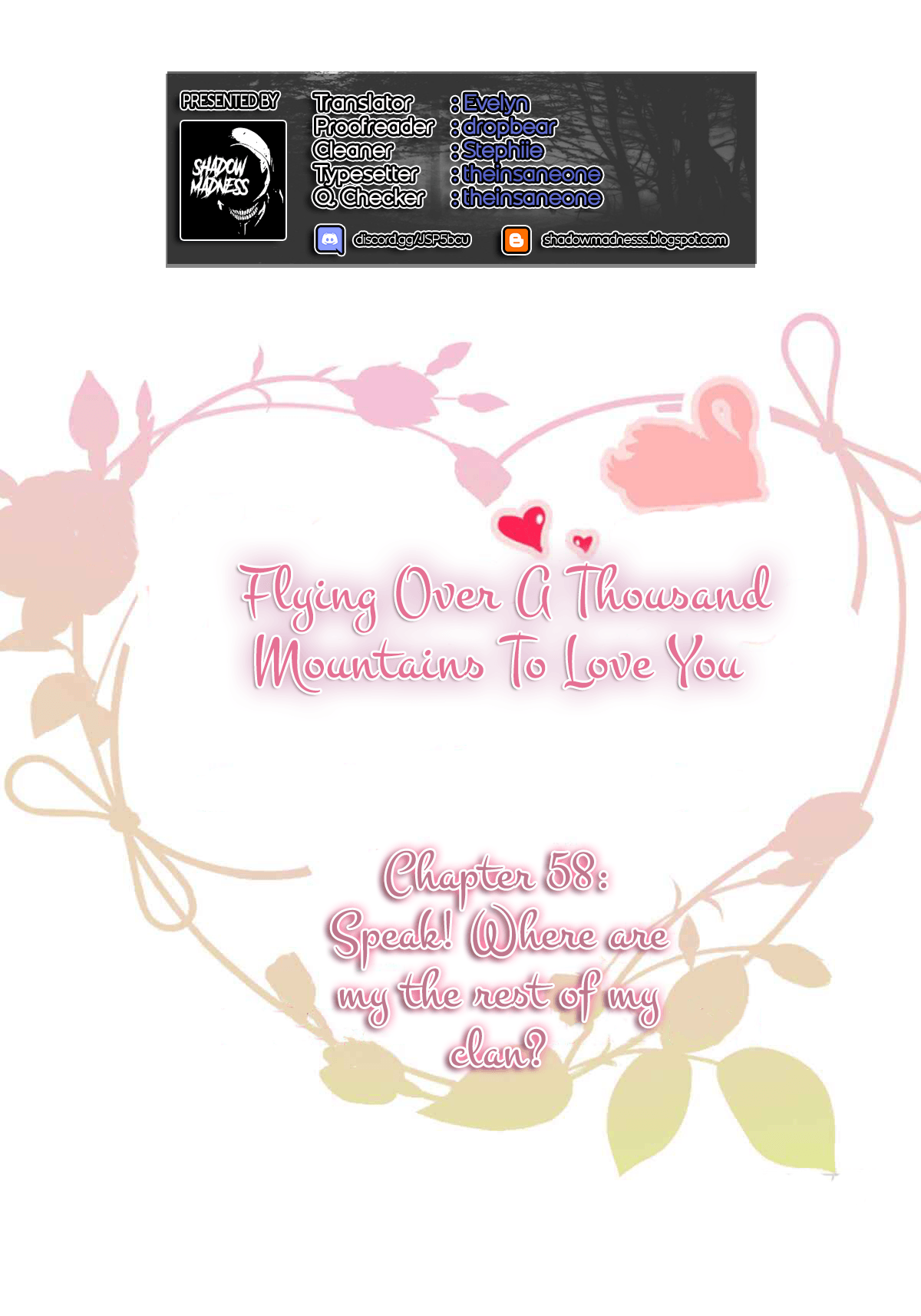Flying Over a Thousand Mountains to Love You chapter 58 - page 1