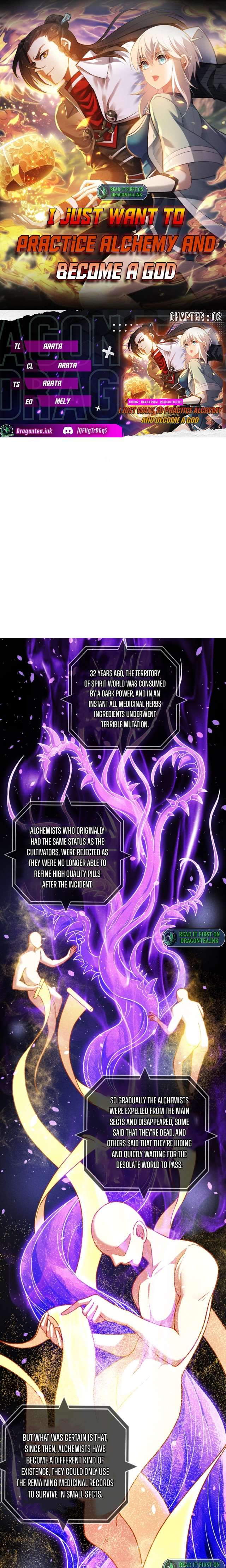 I just want to practice Alchemy And Become A God Chapter 2 - page 2