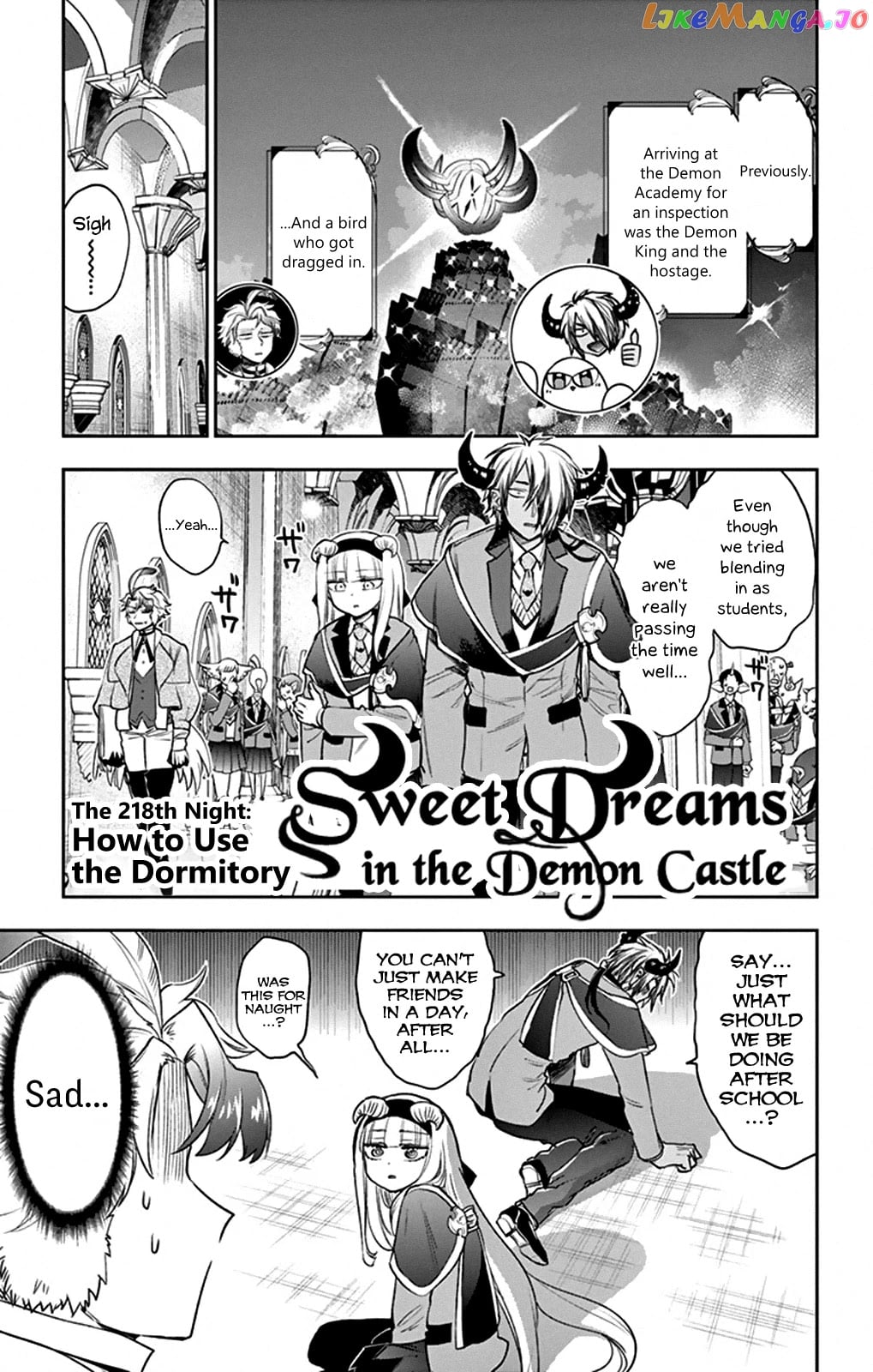 Maou-jou de Oyasumi chapter 218 - page 1