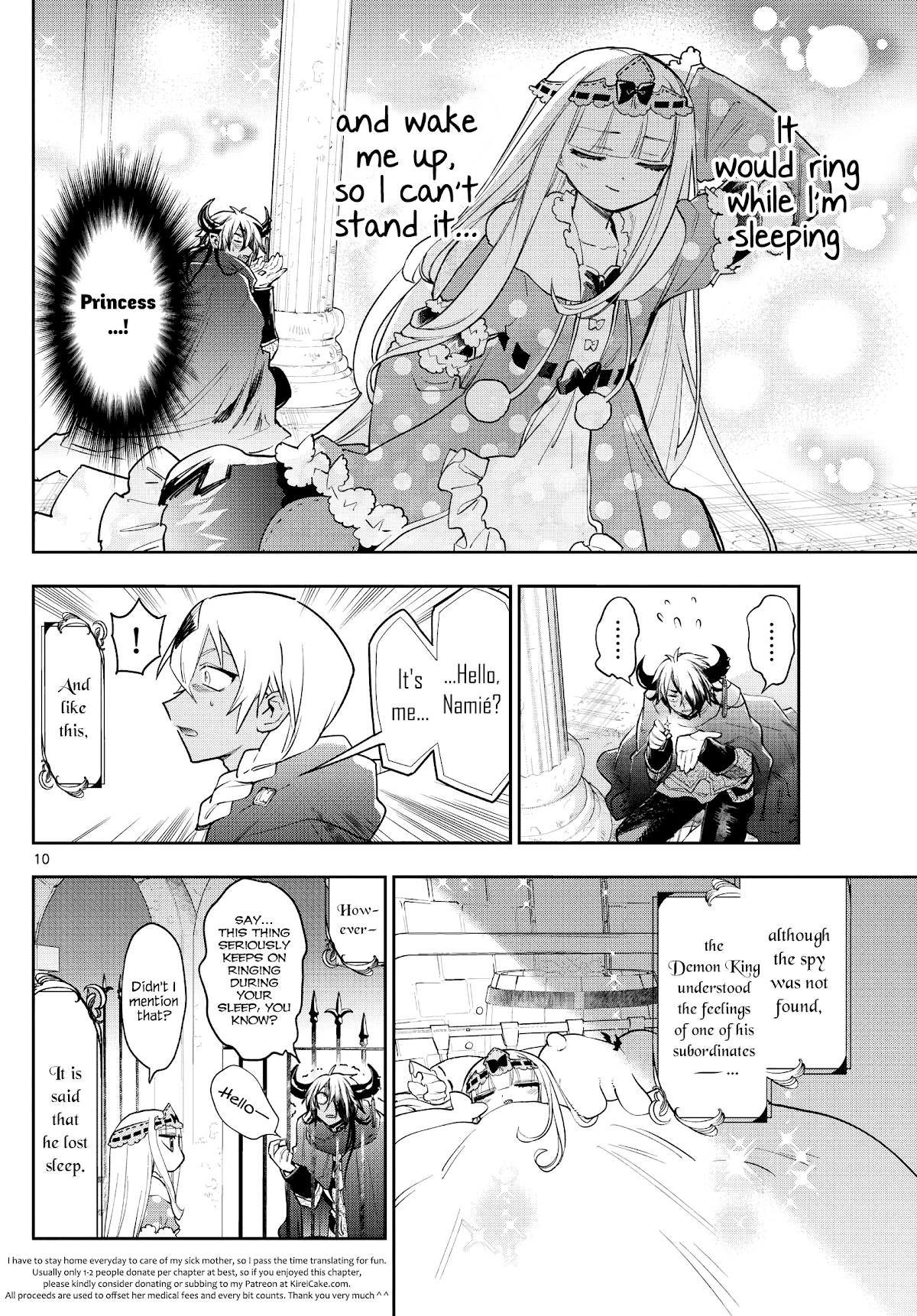 Maou-jou de Oyasumi chapter 266 - page 10