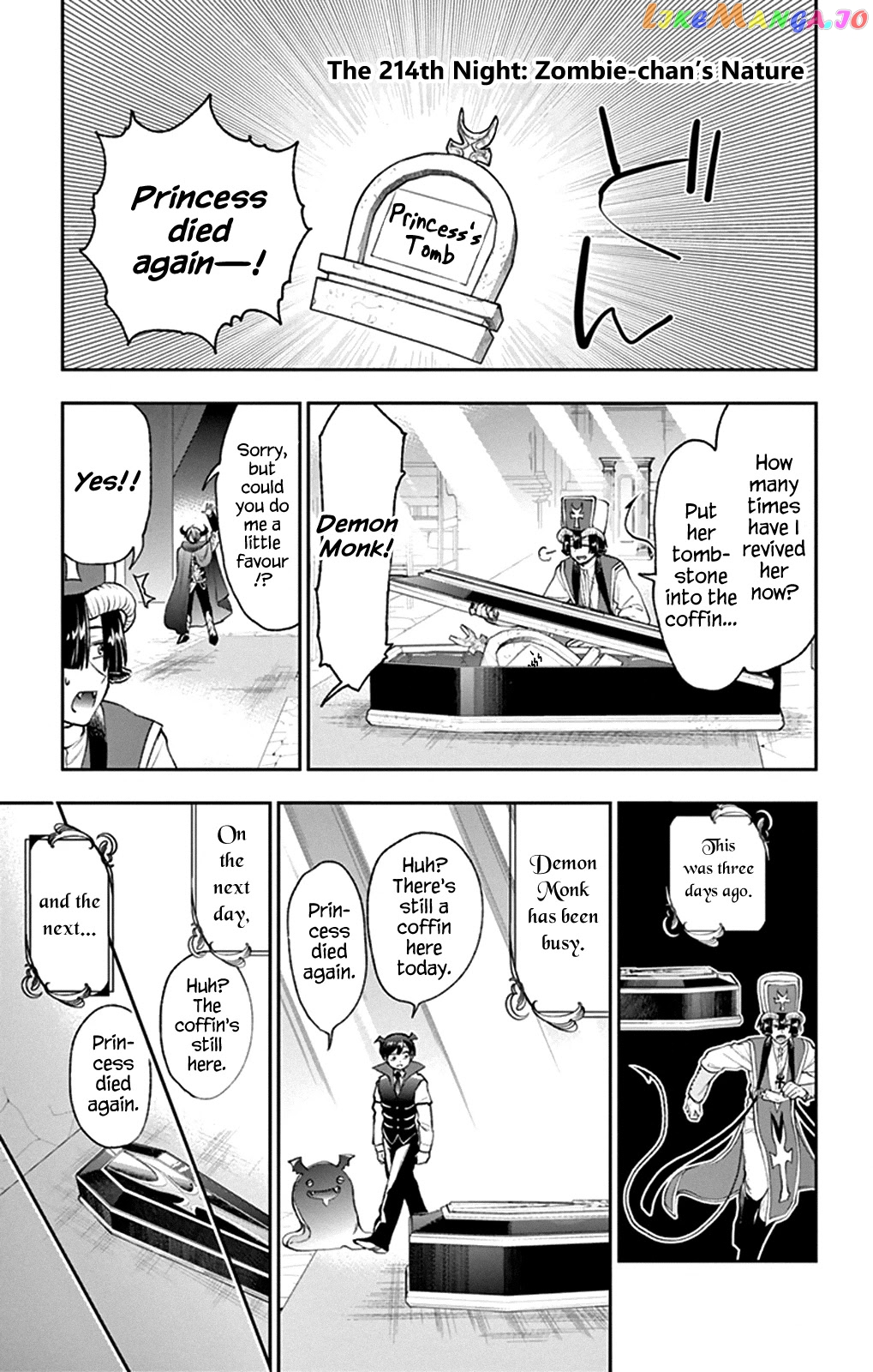 Maou-jou de Oyasumi chapter 214 - page 2