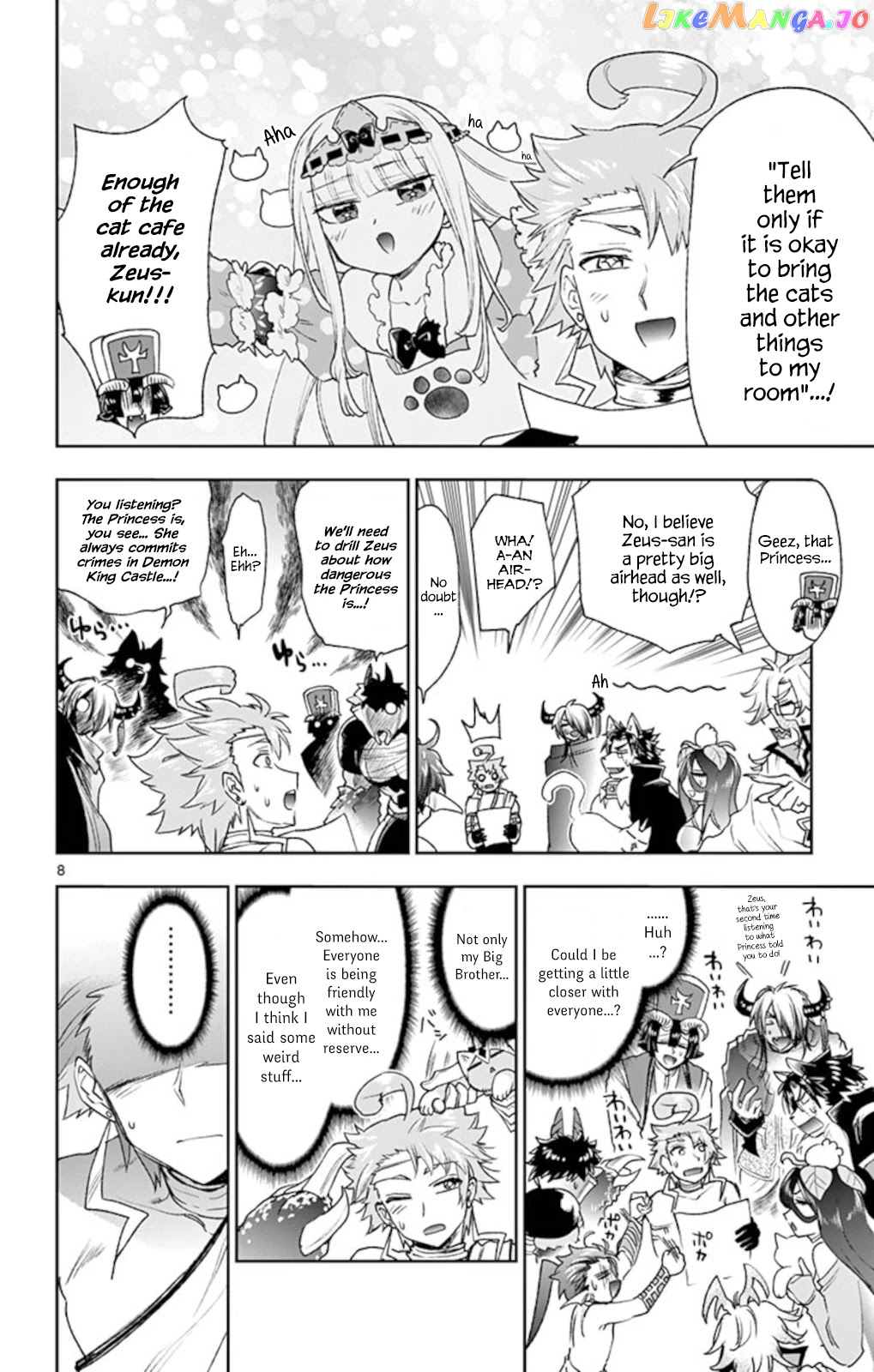 Maou-jou de Oyasumi chapter 187 - page 8