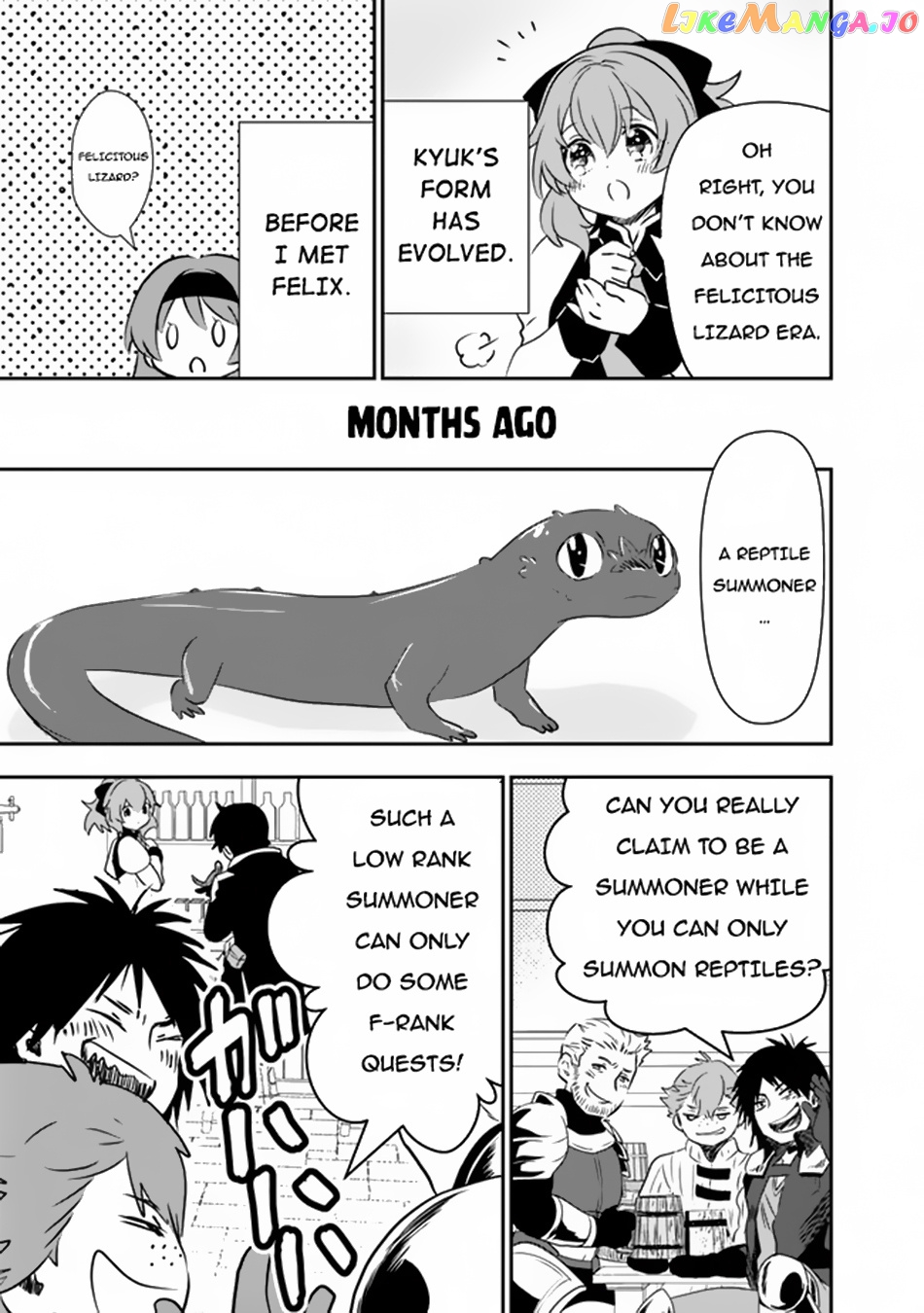 F Rank Shoukanshi, Pet Atsukaide Kawaigatteita Shoukanjuu Ga Bahamut Ni Seichou Shita No De Bouken Wo Yamete Saikyou No Ryuu Kishi Ni Naru chapter 2 - page 6