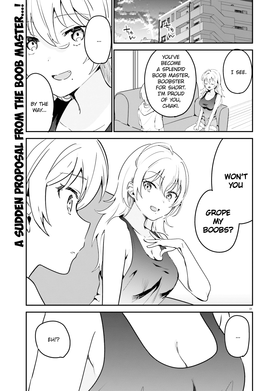 Sekai de Ichiban Oppai ga Suki! chapter 34 - page 1