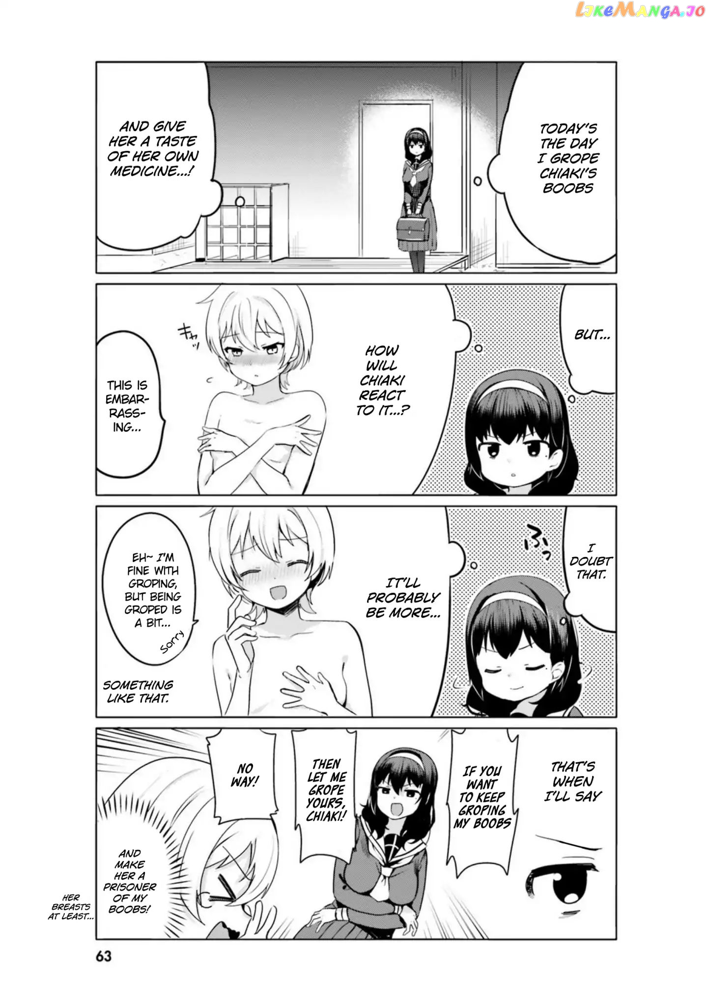 Sekai de Ichiban Oppai ga Suki! chapter 14 - page 3