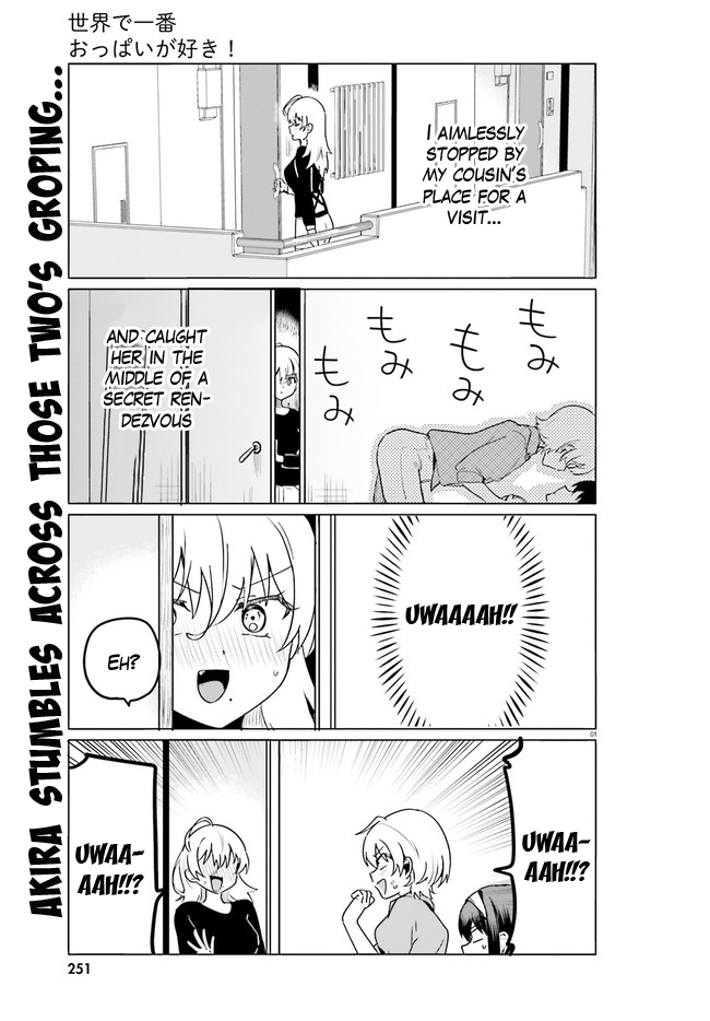 Sekai de Ichiban Oppai ga Suki! chapter 50 - page 1