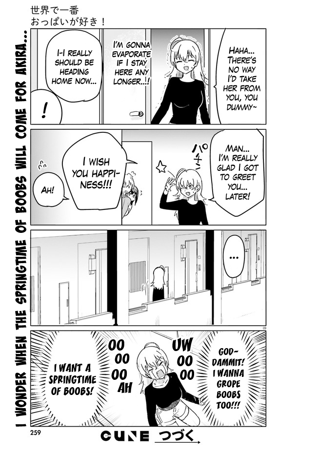Sekai de Ichiban Oppai ga Suki! chapter 50 - page 9