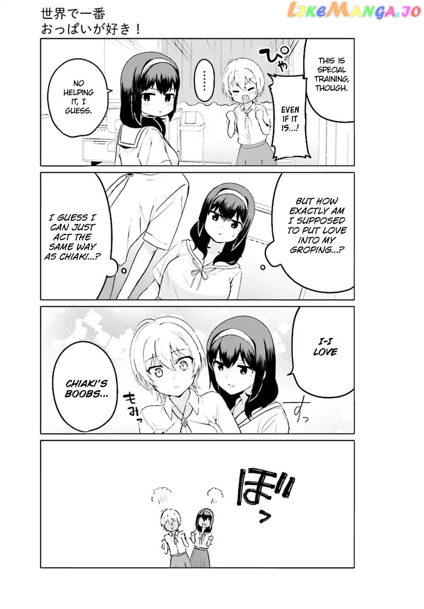 Sekai de Ichiban Oppai ga Suki! chapter 20 - page 9
