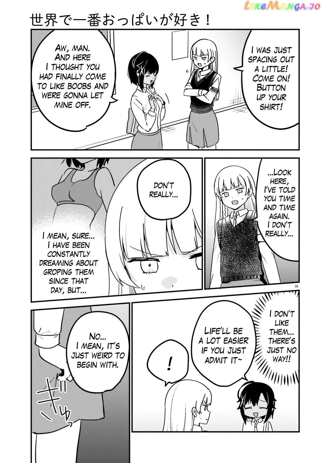 Sekai de Ichiban Oppai ga Suki! chapter 54 - page 5