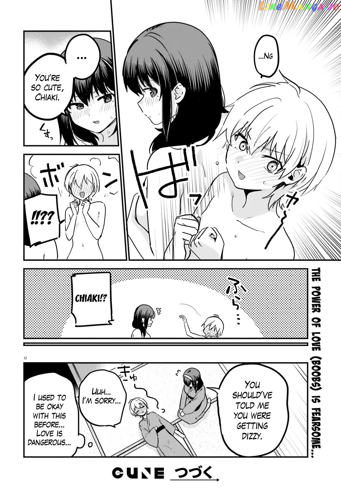 Sekai de Ichiban Oppai ga Suki! chapter 55 - page 12