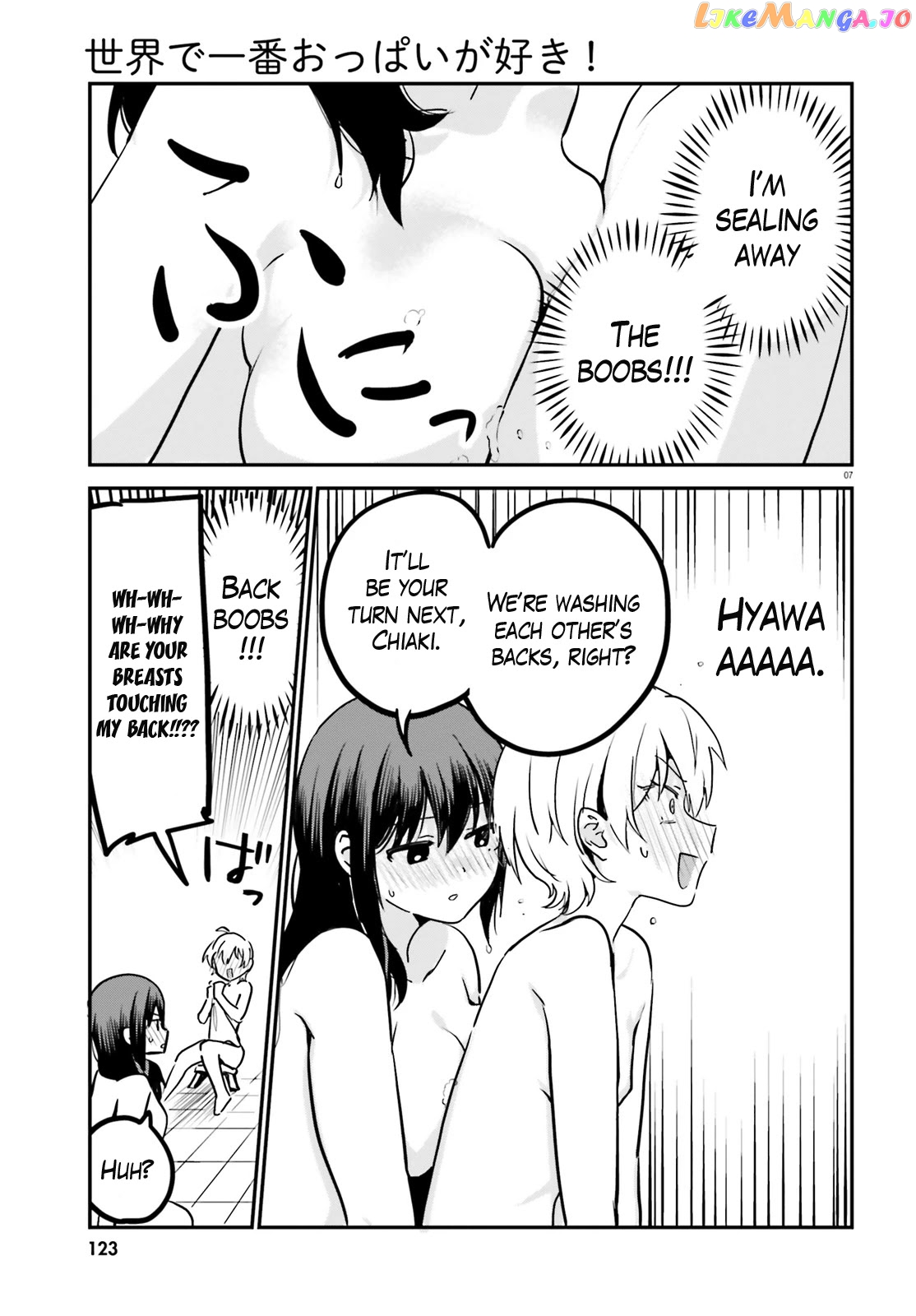 Sekai de Ichiban Oppai ga Suki! chapter 55 - page 7