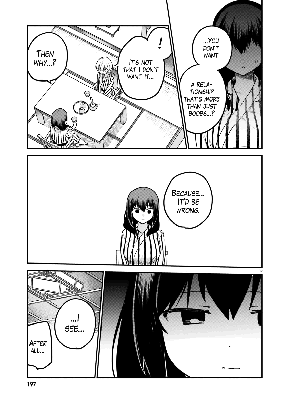 Sekai de Ichiban Oppai ga Suki! chapter 56 - page 7