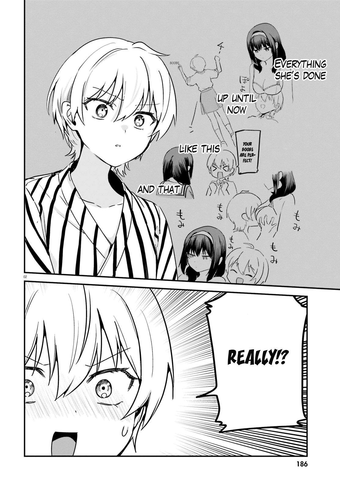 Sekai de Ichiban Oppai ga Suki! chapter 57 - page 2