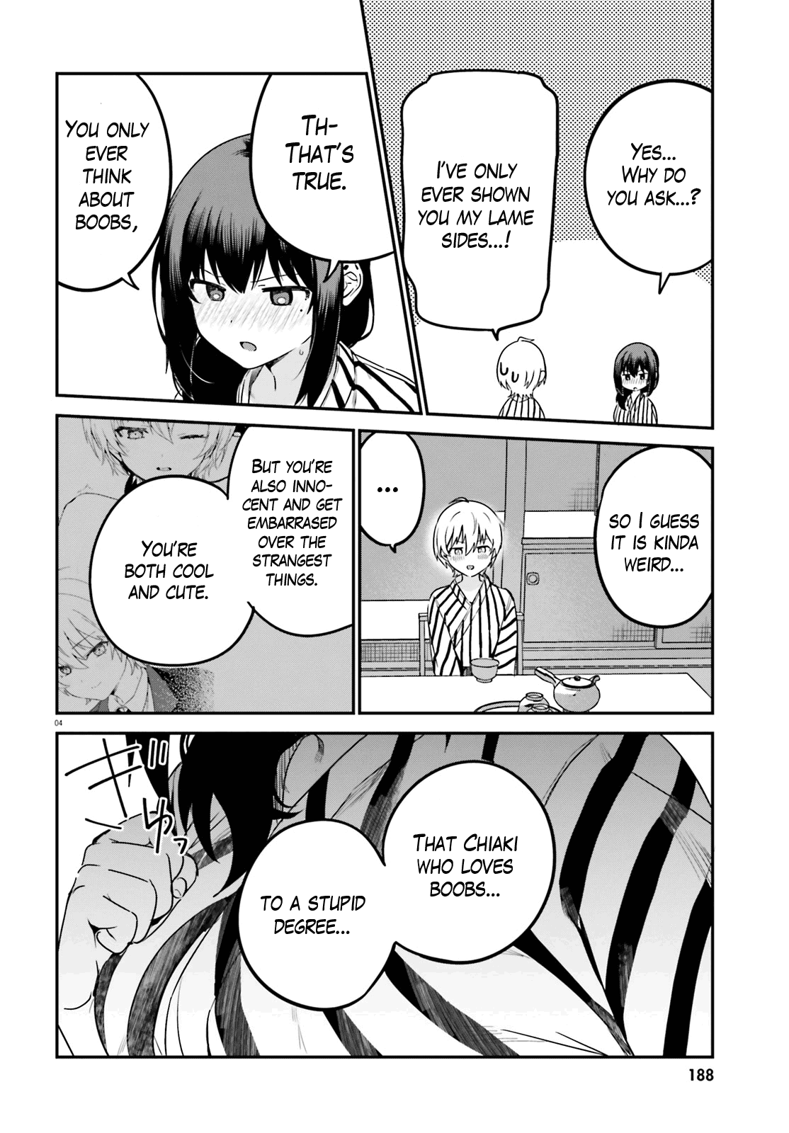 Sekai de Ichiban Oppai ga Suki! chapter 57 - page 4